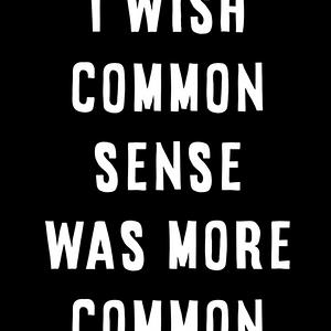 Graphic for Common Sense