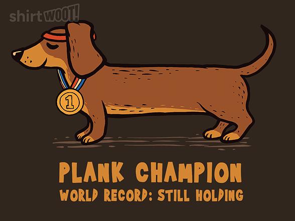 Woot!: Plank Champion