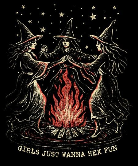 Qwertee: Girls Just Wanna Hex Fun