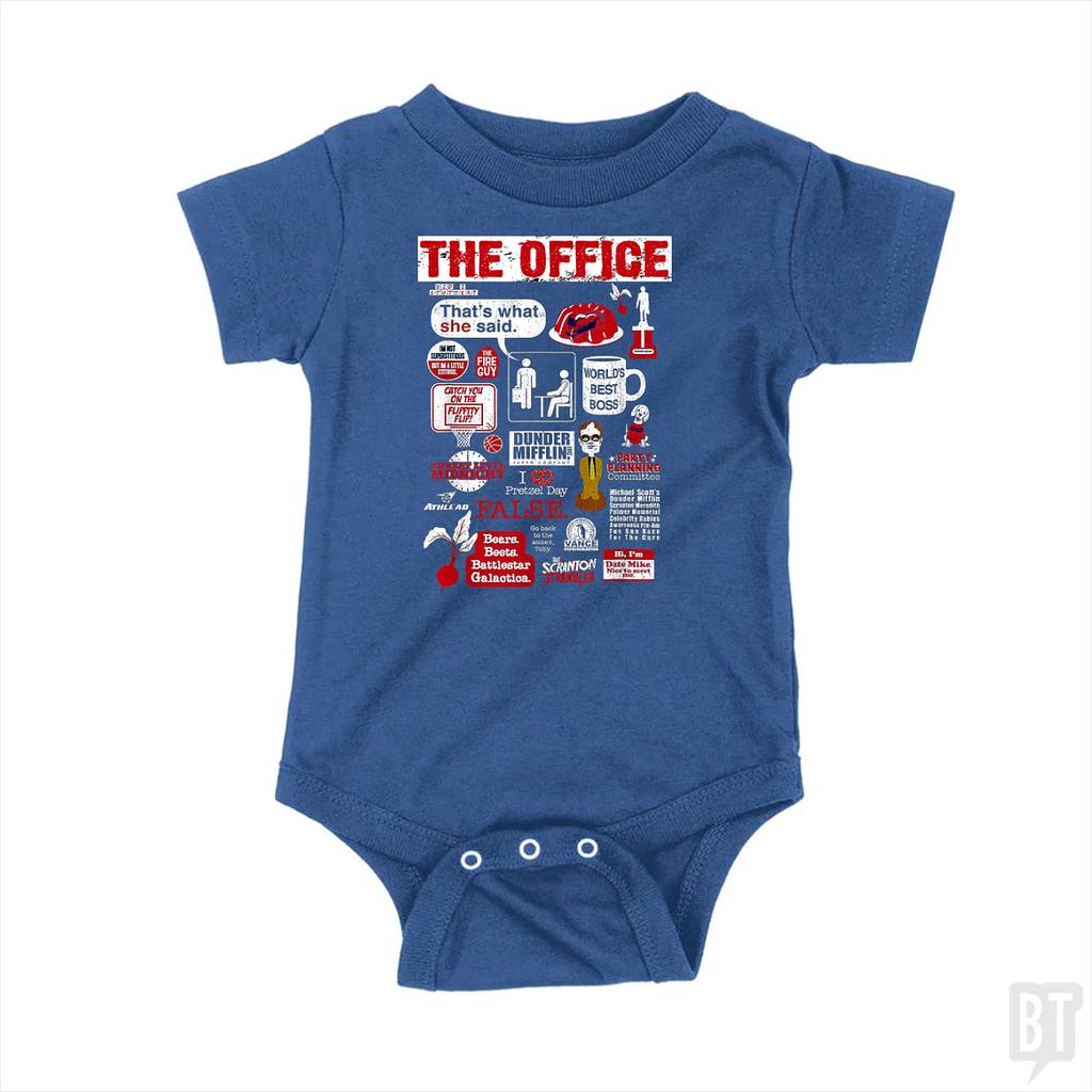 BustedTees: Office Humor Baby One-Piece