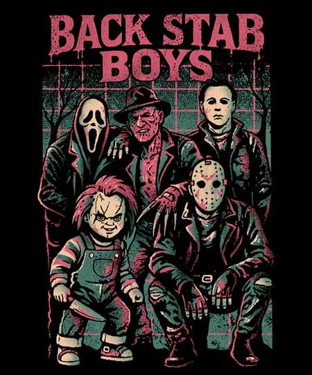 Qwertee: Back Stab Boys