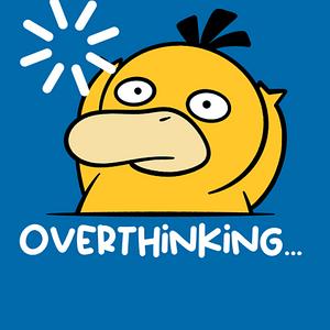 Graphic for Overthinking Duck