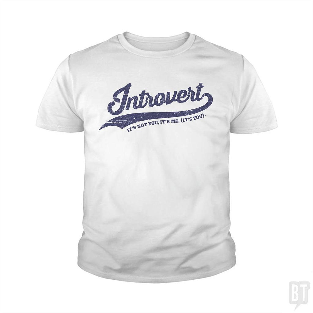 BustedTees: Introvert Kids Shirt