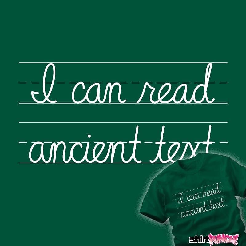 ShirtPunch: Ancient Text