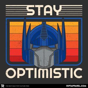 Graphic for Stay Optimistic
