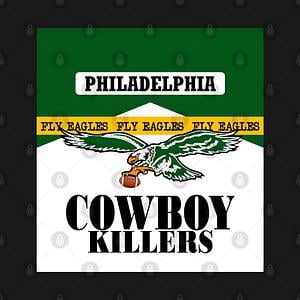 Graphic for KIllers Philadelphia Eagles Vintage