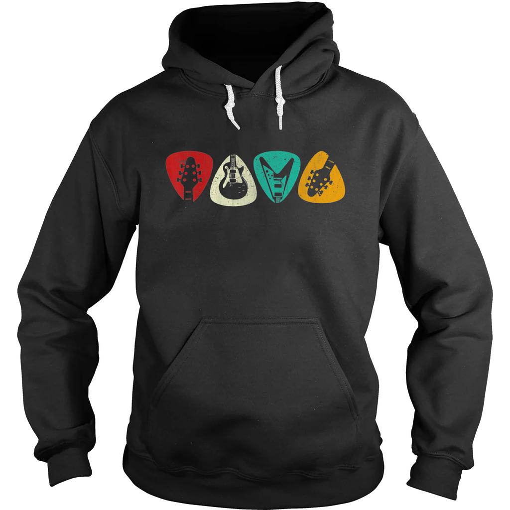 BustedTees: Guitar Pick Hoodie