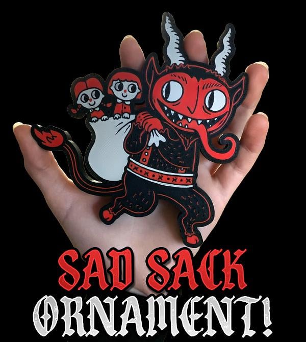 teeVillain: Sad Sack Ornament