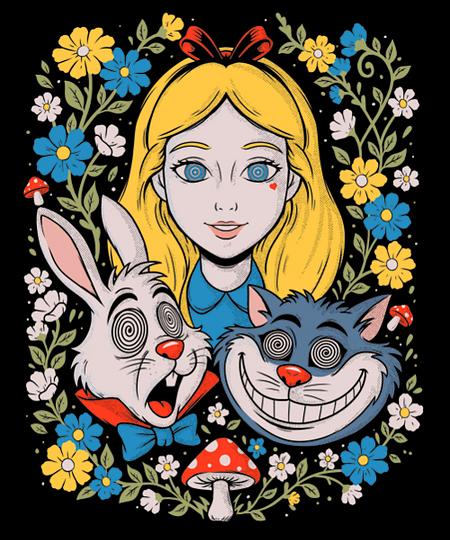Qwertee: Psychedelic Garden