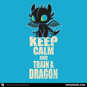 Graphic for keep calm and train a dragon
