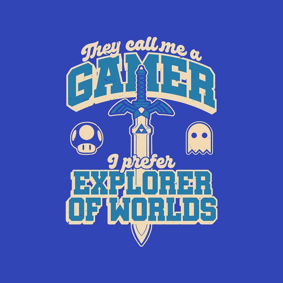 TeeFury: Gamer Sword Explorer