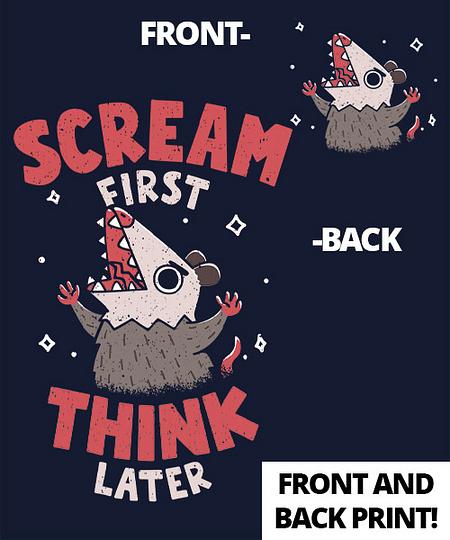 Qwertee: Scream First, Think Later