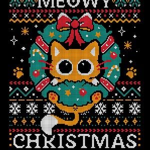 Graphic for Meowy Christmas