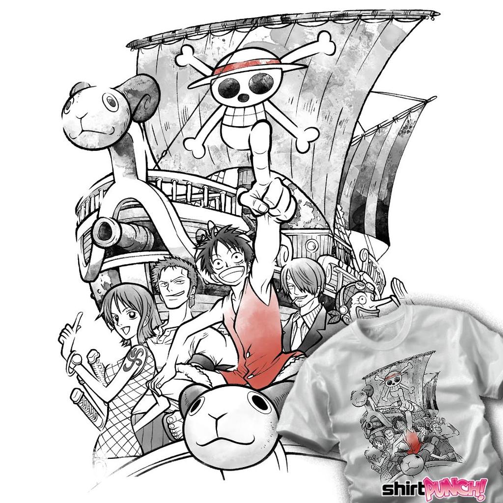 ShirtPunch: Straw Hat Legends Sumi-E