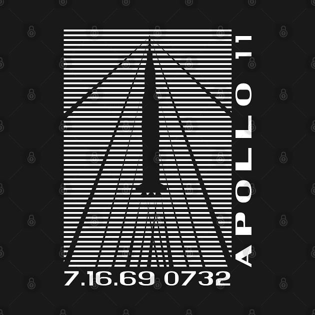 TeePublic: Shockwaves Apollo 11 Retro Space Design