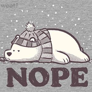 Graphic for Nope, Too Cold for Anything