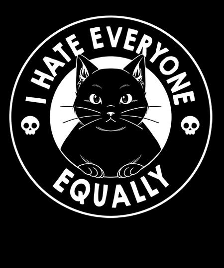 Qwertee: I Hate Everyone Equally