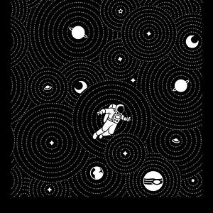 Graphic for Zen Garden Astronaut Pattern