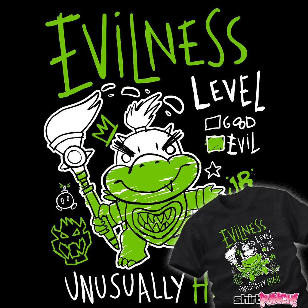 ShirtPunch: Evilness Levels