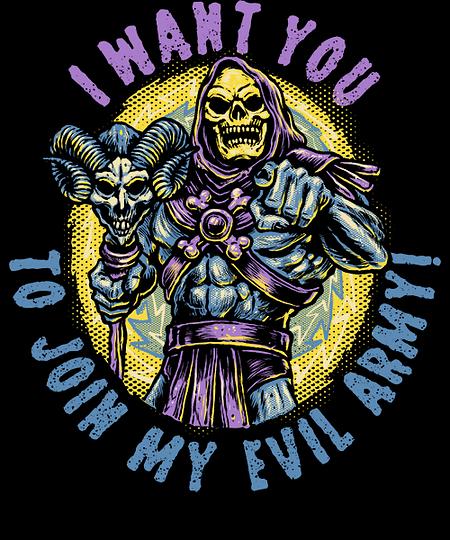 Qwertee: Join The Evil Army