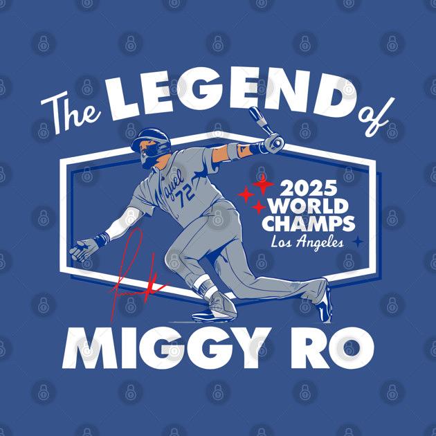 TeePublic: Dodgers Miguel Rojas World Series 2025