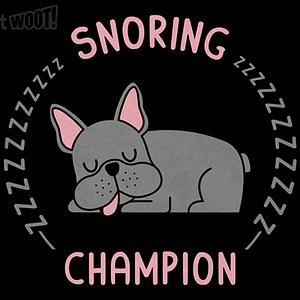 Graphic for Snoring Champ