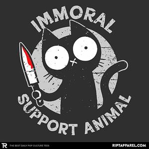 Graphic for Immoral Support Animal