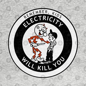 Graphic for Retro Electricity Public Service Ad 1970