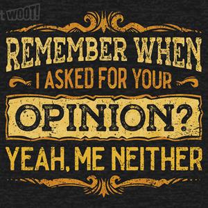 Graphic for Yeah, Me Neither