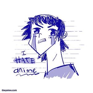 Graphic for i hate anime