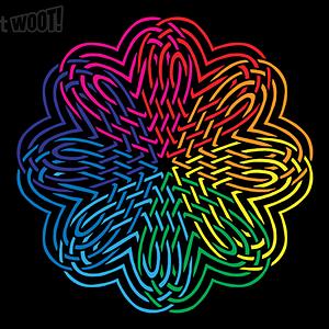 Graphic for Rainbow Woven Hearts