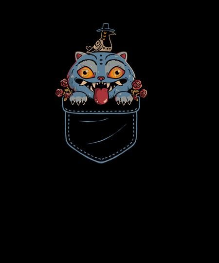 Qwertee: Blue Tiger Pocket