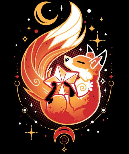 Qwertee: Fox Among the Stars