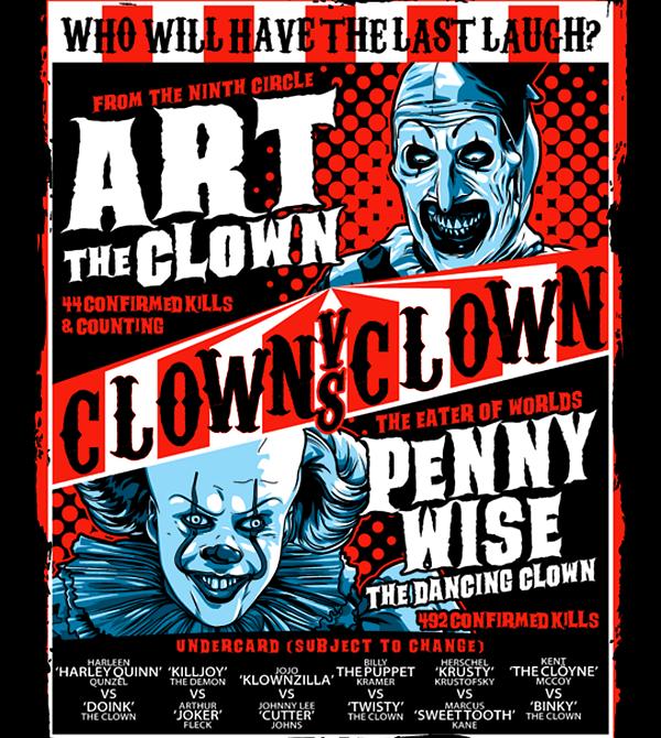 teeVillain: Clown Fight
