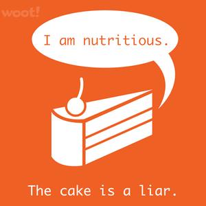 Graphic for The Cake Is A Liar