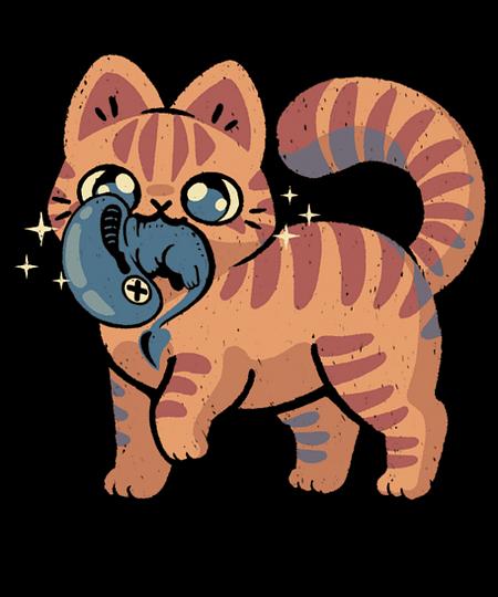 Qwertee: Cute Alien Cat