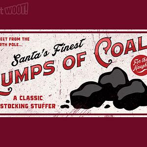 Graphic for Santa's Coal Vintage Ad