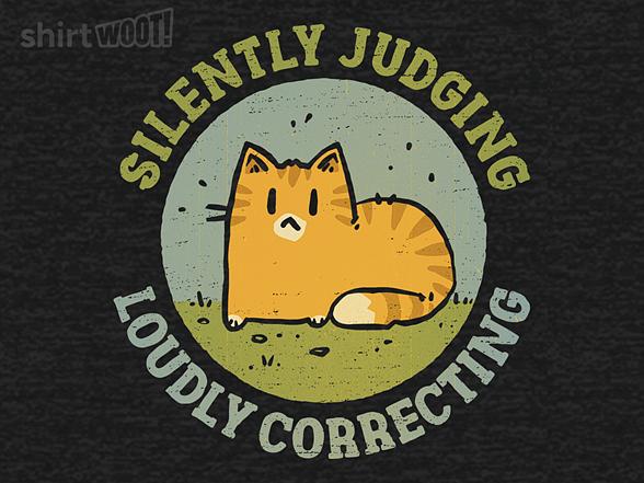 Woot!: Silently Judging and Loudly Correcting
