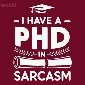 Graphic for PHD In Sarcasm