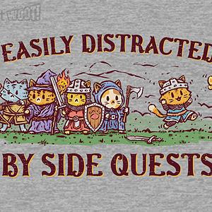 Graphic for Easily Distracted By Side Quests
