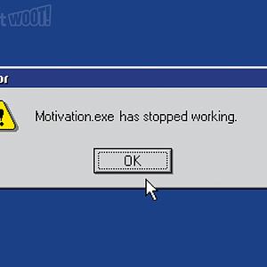 Graphic for Motivation Error