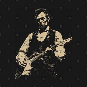 Graphic for Abraham-Lincoln-Playing-Guitar