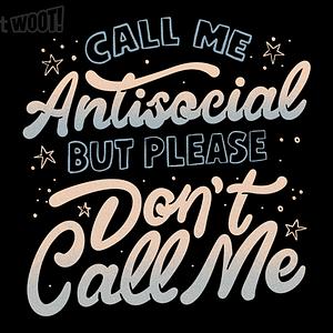 Graphic for Don't Call Me