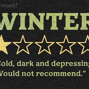 Graphic for Winter Is Not Recommended