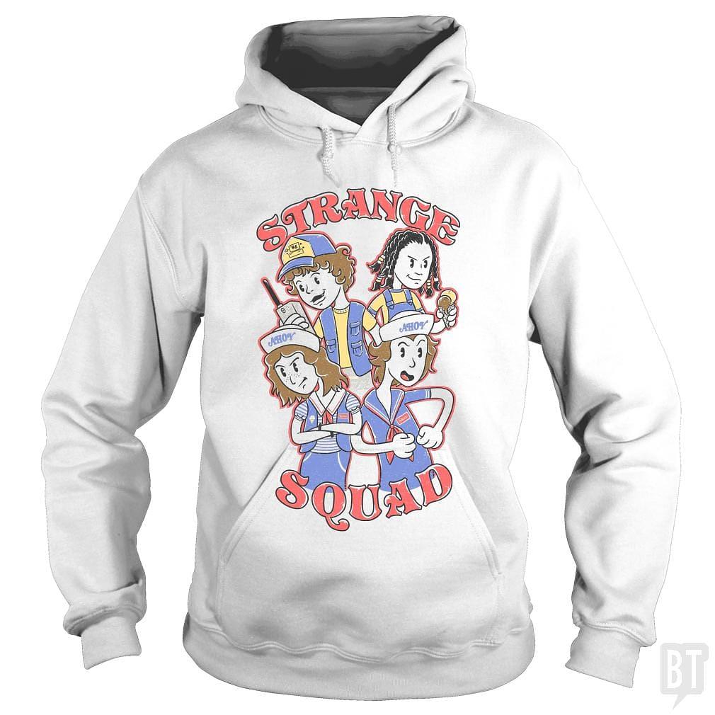 BustedTees: Strange Squad Hoodie