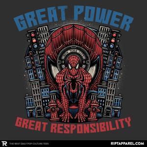Graphic for Great Power Great Responsibility
