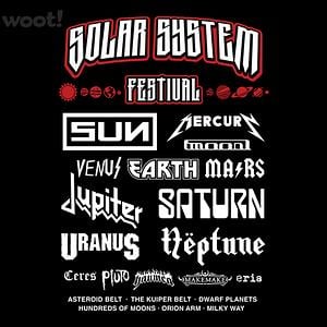 Graphic for Solar System Festival