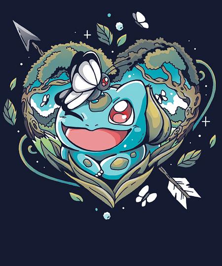 Qwertee: Grass Heart