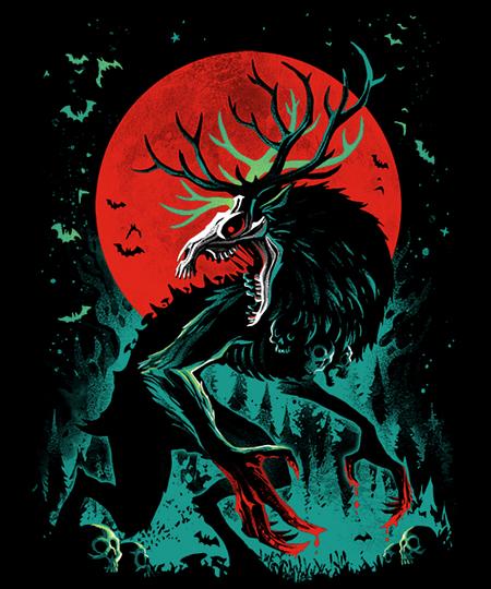 Qwertee: Wendigo the Devouring Evil