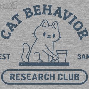 Graphic for Cat Behavior Research Club